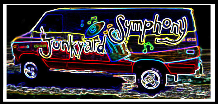 Junkyard Symphony Neon Van Logo